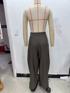TAOP&ZA Primavera 2026 Pantalones Anchos Plisados de Cintura Media, Elegantes y Versátiles para Mujer, que Estilizan la Figura 6136245 6136244 - Product Image 3