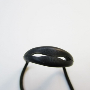 Cordon de <span class=keywords><strong>fermeture</strong></span> à glissière pour vêtements, 100 pièces, boucle en plastique noir, <span class=keywords><strong>fermeture</strong></span> à l'arrière - Product Image 4