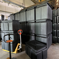 Modules de pontons flottants en HDPE sur mesure, 15 kg/m³ EPS, pour la construction de quais et de ponts
