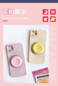 Soportes Magnéticos Griptok para Teléfonos Móviles, Agarraderas Magnéticas PopSockets con Parte Superior Redonda de Silicona para iPhone 17 16 - Product Image 6