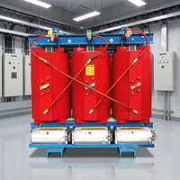 Transformateur sec à haute isolation ignifuge conforme à la norme IEC pour utilisation intérieure triphasée, 50Hz Cuivre 10KVA 30KVA