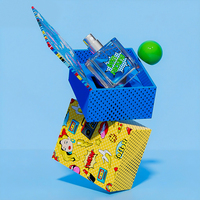 Boîte cadeau rigide carrée écologique personnalisée avec emballage en papier artistique pour échantillons de parfum et de soins de la peau