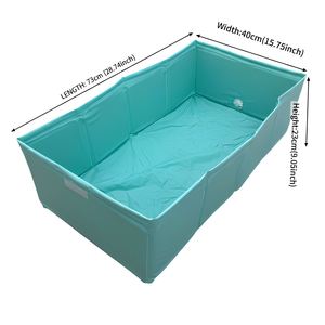 <span class=keywords><strong>Baignoire</strong></span> pliable portable pour bébé, <span class=keywords><strong>baignoire</strong></span> en plastique pliable pour bébé, seau de trempage pour les pieds, bac de rangement suspendu avec trou de drainage - Product Image 2