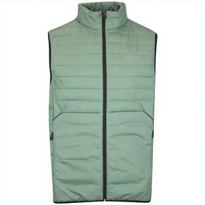 Men's <b>Winter</b> Smart Casual Zipper Lightweight Breathable Windproof Waterproof Eco-Friendly Polyester Filled Custom Logo Vest - Product Image 2