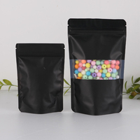 Sachet alimentaire refermable à fermeture éclair MOPP CPP thermoscellable avec fenêtre transparente, impression personnalisée