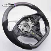 Volant manuel en fibre de carbone LED avec garniture en fibre de carbone pour BMW E46 E39 M3 M5 2001+