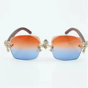 Nouvelles lunettes à la mode Lunettes unisexes cloutées de diamants Moissanite Idéal pour un usage quotidien Nouvelles lunettes de soleil de luxe de créateur - Product Image 5