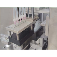 Machine semi-automatique de remplissage et de scellage de tubes ampoules en plastique PE pour cosmétiques et gouttes oculaires, petit volume