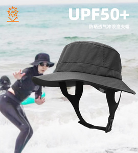 <span class=keywords><strong>Chapeau</strong></span> de pêcheur pliable à large bord pour la randonnée en plein air, la pêche, protection solaire UPF 50+, avec boucle anti-vent - Product Image 2
