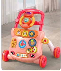 Offre Spéciale : Trotteur 4-en-<span class=keywords><strong>1</strong></span> pour Bébé, Jouet Montessori d'Éveil pour Enfants, Trotteur Multifonction Portable pour Enfants - Product Image 2