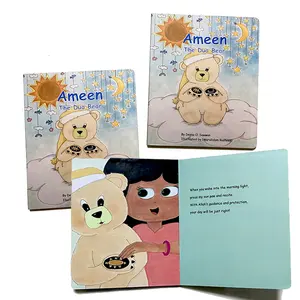 Hoge Kwaliteit Milieuvriendelijke Op Maat Bedrukte Kinderen Kartonnen Bord Boek Afdrukken Op Aanvraag