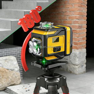 Niveau <span class=keywords><strong>laser</strong></span> électrique de haute précision 16 lignes 4D à lumière verte pour nivellement automatique de sols et murs - Product Image 3