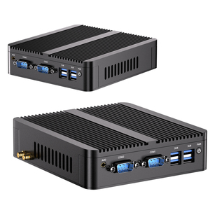 Bán buôn 12th Gen <span class=keywords><strong>Mini</strong></span> PC không quạt công nghiệp N100 Barebone <span class=keywords><strong>mini</strong></span> PC Dual cổng mạng Intel Celeron chịu nhiệt độ cao - Product Image 1