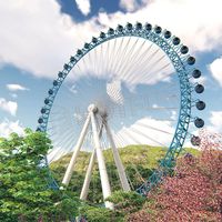 Grande Roue Géante pour Parc d'Attractions – Équipement de Fête Foraine Fabriqué
