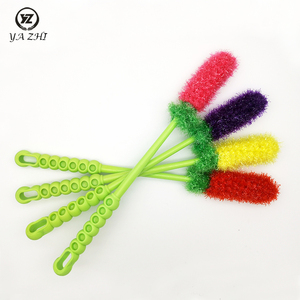 High Quality Modern Hand Crochet 100% Polyester Rose Eco-Friendly Bottle Cleaning Brush <strong>Set</strong> for Kitchen Use Big Small Caliber - Product Image 5