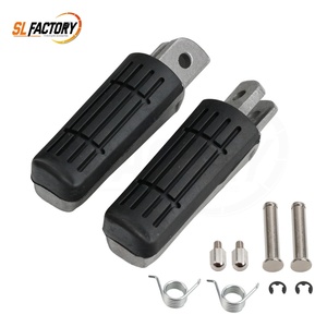 Repose-pieds avant de moto en aluminium et caoutchouc gauche et droit compatibles avec Yamaha YZF <span class=keywords><strong>600</strong></span> R6 1998-2010 FZS <span class=keywords><strong>600</strong></span> <span class=keywords><strong>Fazer</strong></span> 1998-2004 - Product Image 6