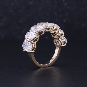 แหวนเพชรทรงรี 5*7 มม. เพชรเลี้ยงในห้องปฏิบัติการ ทองคำแท้ 10K จาก Starsgem Custom Jewelry - Product Image 3
