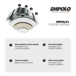 Empolo New Rain Spray QuickClean <span class=keywords><strong>Showerpipe</strong></span> Ensemble de <span class=keywords><strong>douche</strong></span> en laiton noir mat Ensemble de <span class=keywords><strong>douche</strong></span> à main pour salle de bain cabesal de ducha - Product Image 3