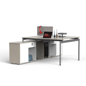 Estación de trabajo de centro de llamadas personalizada, Mesa oficial, mesa de escritorio de oficina, partición, cubículo modular, muebles de oficina - Product Image 5