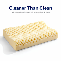 Oreiller de cou en mousse de silicone moderne pour un sommeil ergonomique, lavable en machine, couleur et logo personnalisables