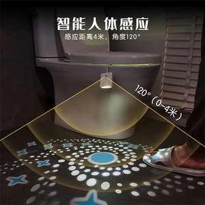 Chất lượng cao 7 màu sắc thay đổi chuyển động toliet ghế không thấm nước ánh sáng ban đêm dẫn cảm biến nhà vệ sinh <span class=keywords><strong>WC</strong></span> tủ đèn - Product Image 3