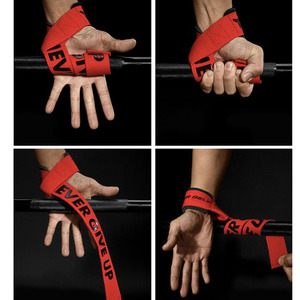 Sangles de poignet personnalisées multicolores pour hommes, pour haltérophilie, avec assistance pour la barre, en tissu, pour la salle de sport - Product Image 6