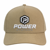 Casquette de golf 5 panneaux avec logo personnalisé, broderie 3D, casquette de sport ajustable pour hommes et femmes, vente en gros, casquette de performance