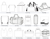 Bolsa de Compras Plegable Personalizada de Nailon con Asa para Llevar al Hombro, Ligera, Moderna, Informal, Portátil, para Uso Diario, Ecológica