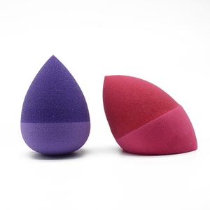 Bouffée d'applicateur cosmétique multicolore douce de fond de teint pour des <span class=keywords><strong>éponge</strong></span>s de maquillage enduites de silicone de mélange sans effort - Product Image 2