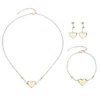 Conjuntos de Joyería de Acero Inoxidable, Chapados en Oro de 18K, Alta Calidad, Nueva Moda, Venta al Por Mayor 2024, Directo de Fábrica