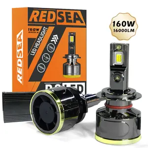 Redsea OEM ODM V8 150W 15000lm LED H7 H11 H4 9005 9006 H1 H3 9004 9007 H13 xe Led Đèn Pha bóng đèn cho phổ ô tô