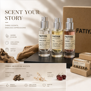 FATIYA 3-piece Women's Luxury Sulfate Free Perfume Gift <b>Set</b>-<b>Essential</b> <b>Oil</b> EDP Long-lasting Floral Fragrance for Dates - Product Image 2