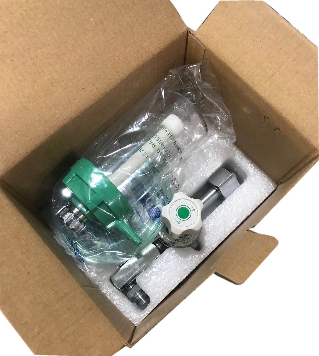 Медицинский Регулятор давления кислорода DEM SR0200M с расходомером и увлажнителем для кислородного баллона