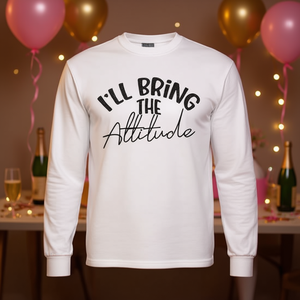 Camiseta promocional de manga larga con estampado de fiesta de despedida de soltera para damas de honor - Product Image 3