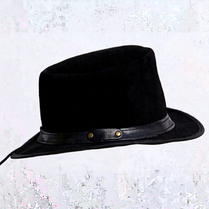 Chapeau de cowboy en cuir traditionnel occidental, pour ranch, équitation, rodéo, extérieur, mode, à large bord, fait main, qualité supérieure, pour adultes - Product Image 1