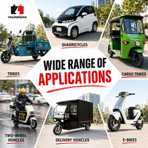 Paket Baterai Lithium Ion LiFePO4 Yauneidak HX-12400S 72V 5000 Siklus Keamanan Tinggi Bersertifikasi CE -35~55 untuk Becak Toto - Product Image 6
