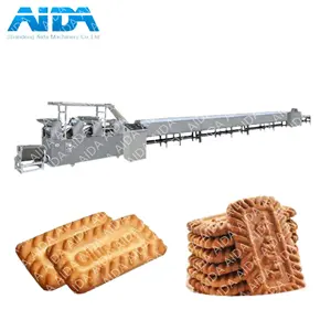 Stainless Steel Soft Hard Sandwich Biscuit Making Machine Hard Biscuit Production Line Price Biscuit Manufacturing Plant
