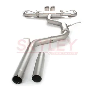 Penjualan langsung pabrik Mk7 Golf Catback untuk Vw Golf Mk7/mk8 & Gti Ea888 2.0t 2014 + sistem knalpot Muffler Catback