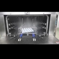 Industriële mandenwasmachine voor groente- en fruitverwerking met hogedruksproeier en pomp van 304 roestvrij staal