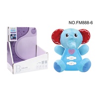 Joli jouet musical en peluche bébé doux panda apaisant en peluche avec jouet en peluche électronique léger