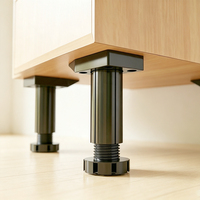 Patas de Plástico Modernas Ajustables en Altura para Mesas de Dormitorio, Cocina y Comedor