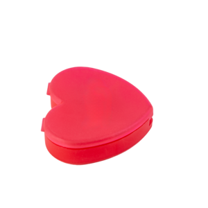 Boîte de rangement pour pilules en forme de cœur, 3 compartiments, 3 fois par jour, en plastique, vente en gros - Product Image 1