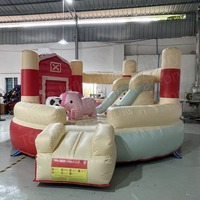 Château gonflable commercial Tongle Factory Farmhouse Playground Bouncer en PVC, certifié CE, pour usage commercial