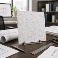 Plaque de plafond en plâtre stratifié PVC résistante à l'humidité, fabriquée en Chine, pour plafonds intérieurs et grilles de plafond d'hôtel