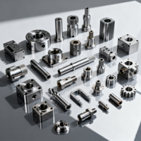 Kit de pièces usinées CNC sur mesure OEM en métal, usinage de précision en acier inoxydable et laiton, usinage par électroérosion à fil, brochage, modèle 3D