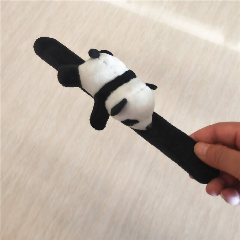 Tschick Panda Headband Headwear Hair Clip Cute Pins Brooch Headdress Lovely Girls Stuffed Animal Soft Plush Decoration Hairband