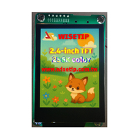 WISETIP VF024A Hochwertige TFT LCD Bildschirmanzeige für den Außenbereich mit RGB MCU für Automobilsysteme