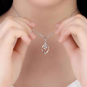 Collana Geometrica a Rombi Intrecciati per Donne, Catena a Maglia Quadrata, Gioielli alla Moda - Product Image 4