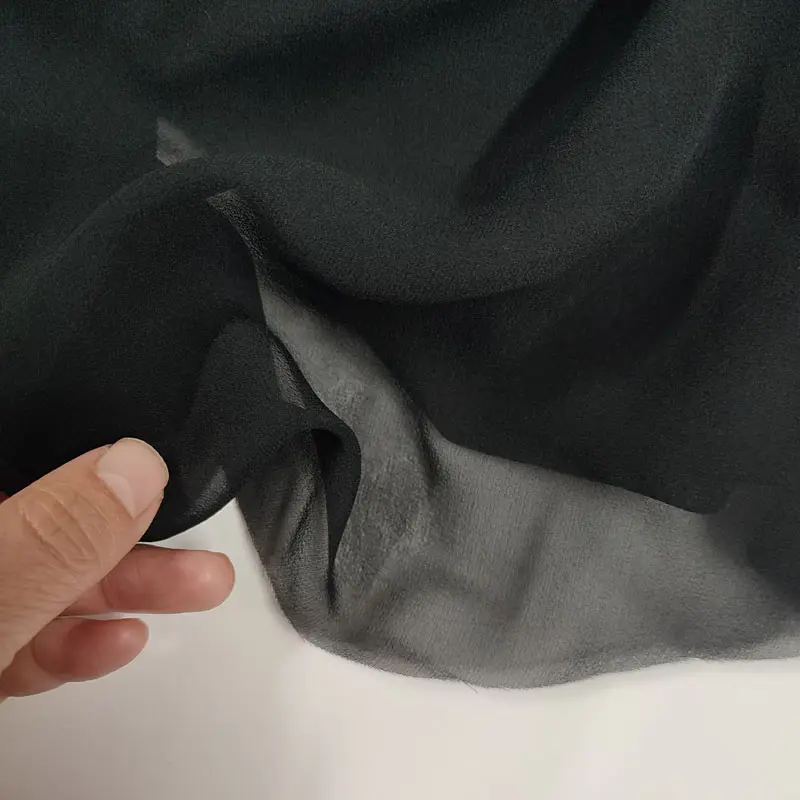 China pure silk chiffon silk fabric crepe silk chiffon georgette for dress