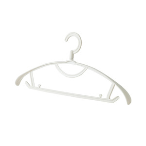<b>Plastic</b> Clothes Hanger Round Non Marking Non Slip Household Coat Hanger For Clothes Trouser Tie Drying Rack - Product Image 5